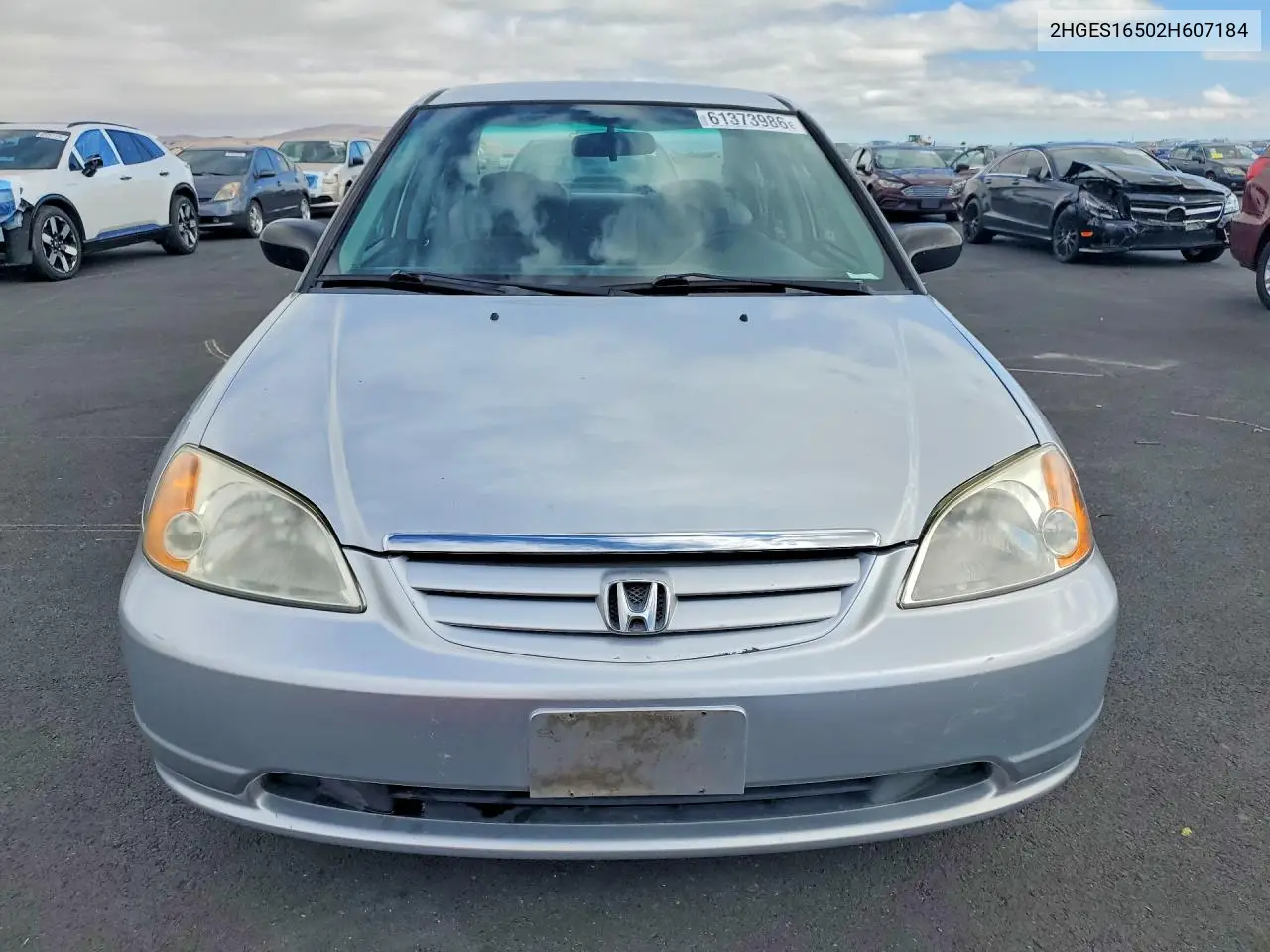 2002 Honda Civic Lx VIN: 2HGES16502H607184 Lot: 61373986