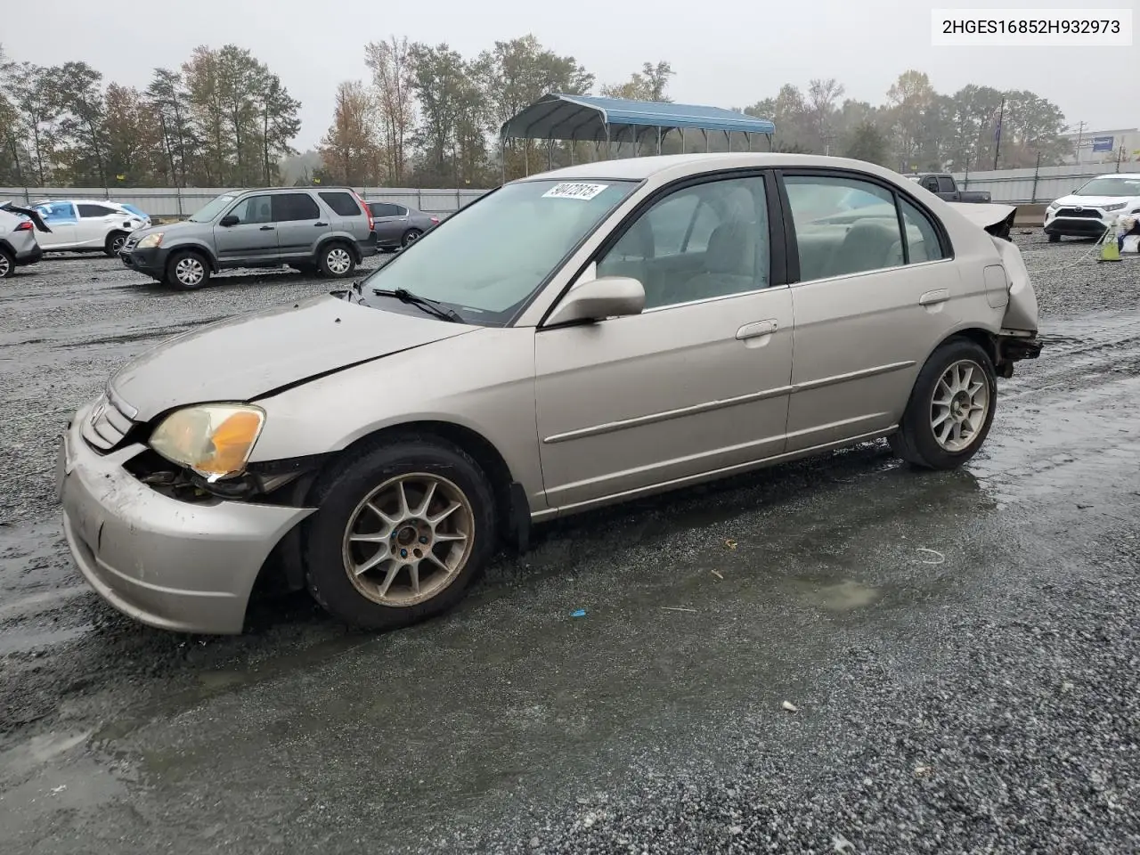 2HGES16852H932973 2002 Honda Civic Lx