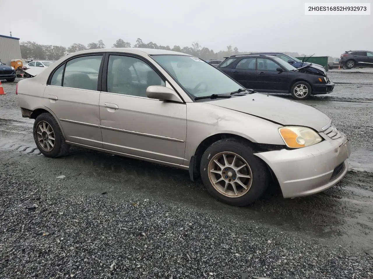 2HGES16852H932973 2002 Honda Civic Lx