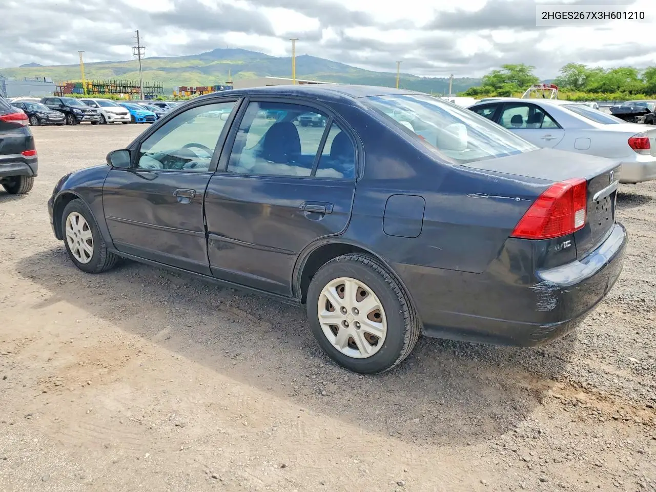 2003 Honda Civic Ex VIN: 2HGES267X3H601210 Lot: 51921006