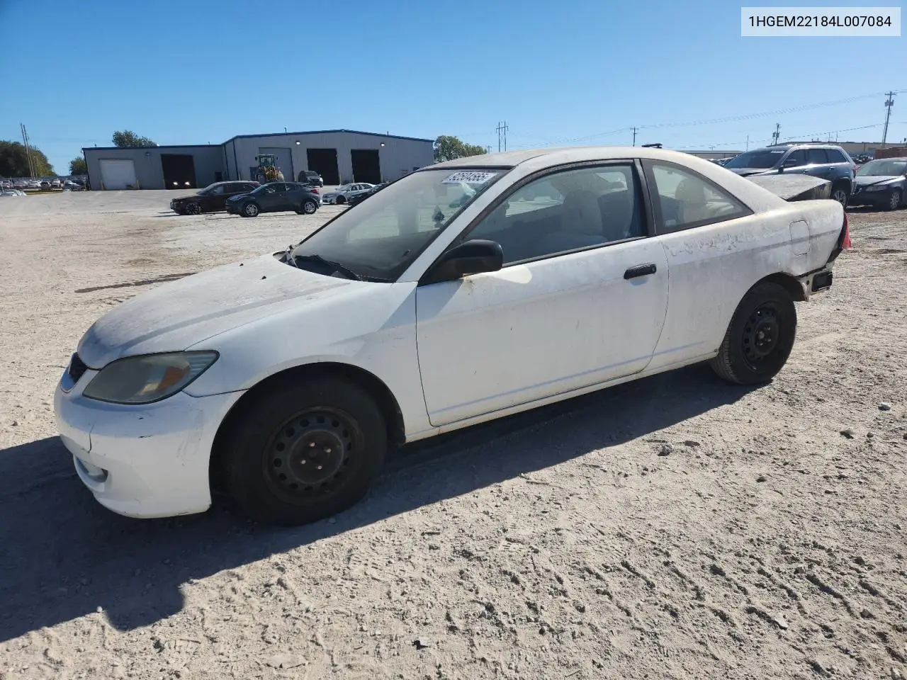 1HGEM22184L007084 2004 Honda Civic Dx Vp