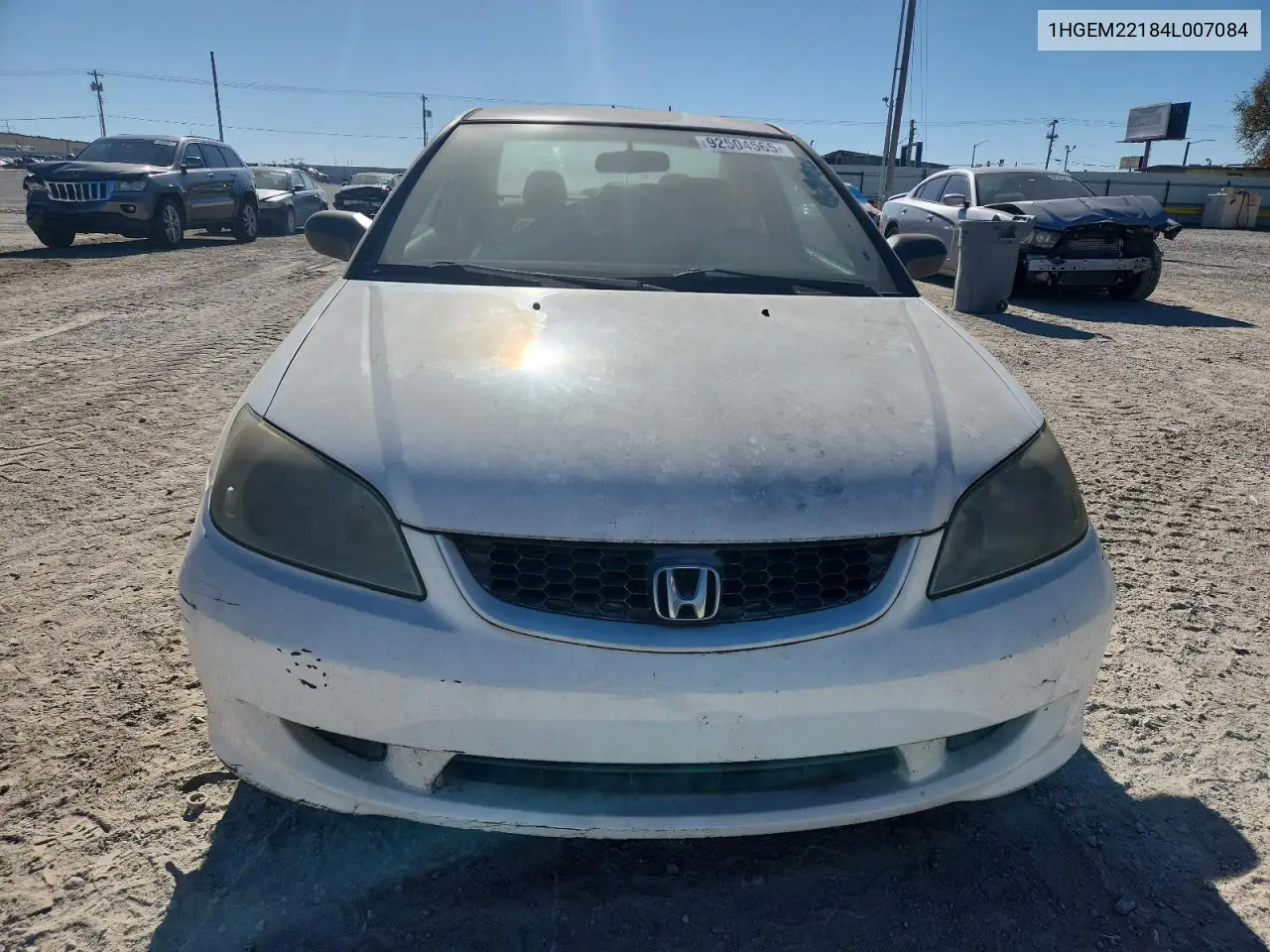 1HGEM22184L007084 2004 Honda Civic Dx Vp