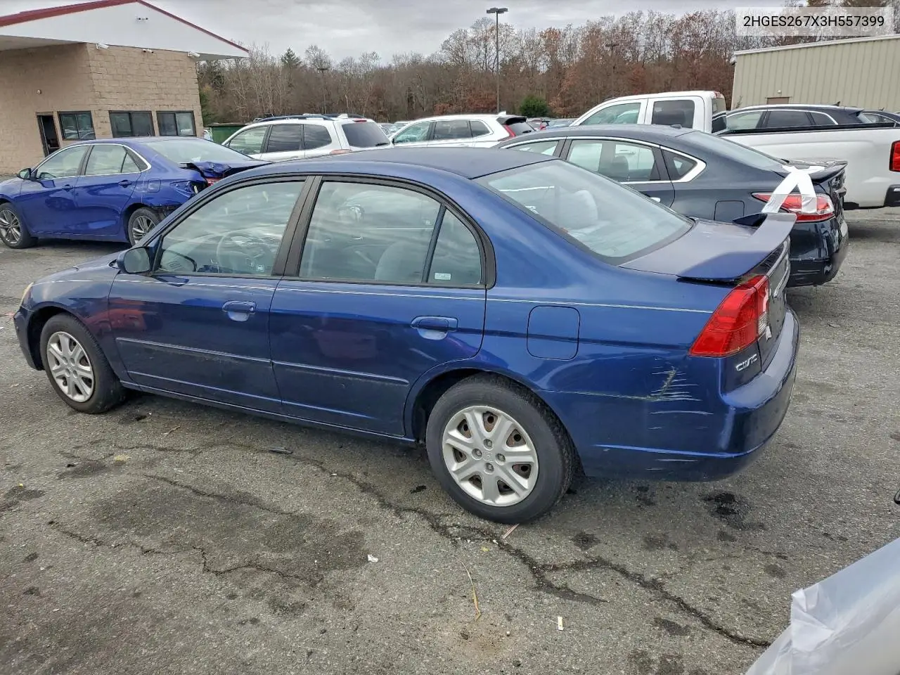 2HGES267X3H557399 2003 Honda Civic Ex