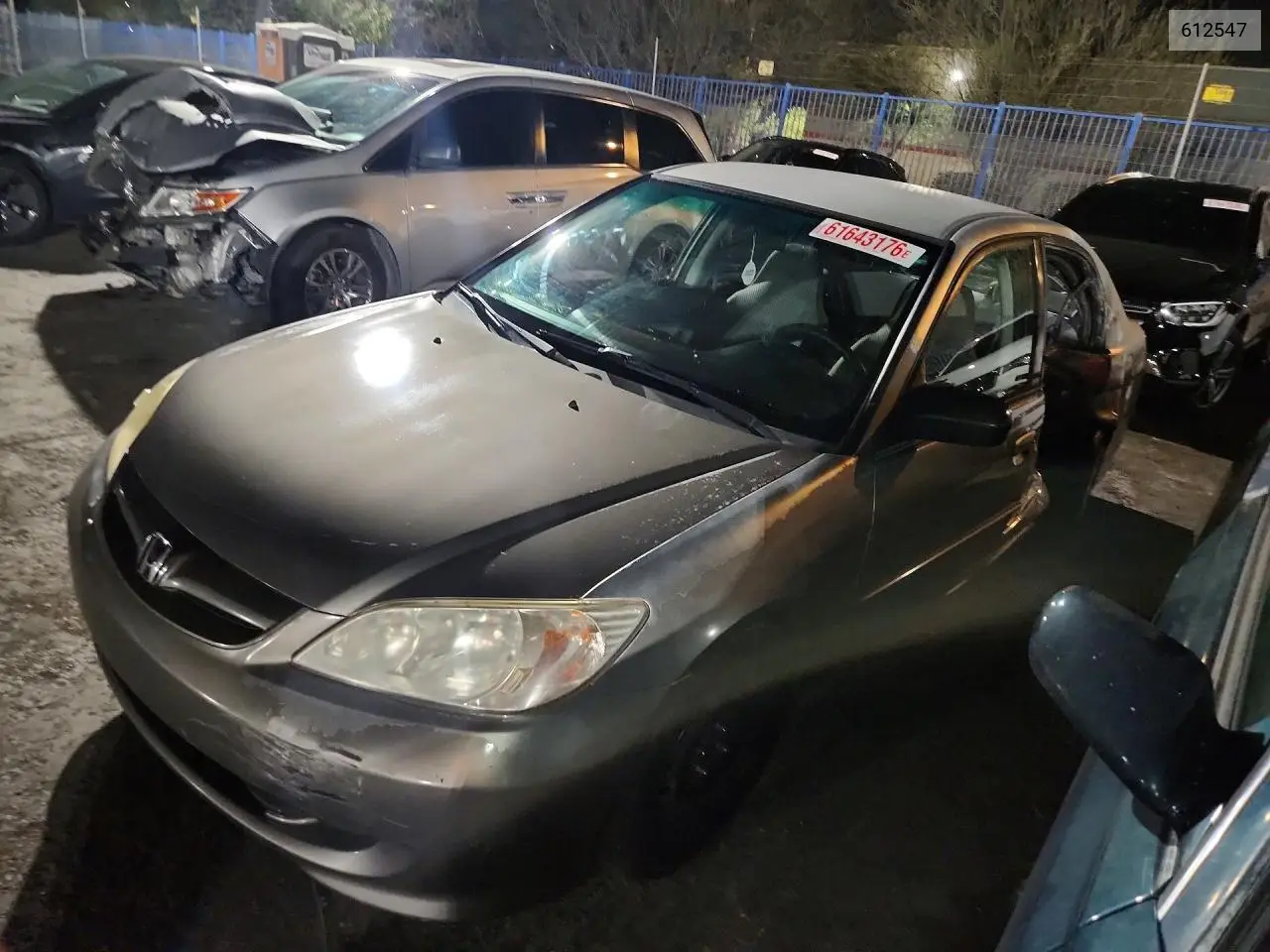 2004 Honda Civic Lx VIN: 612547 Lot: 61643176