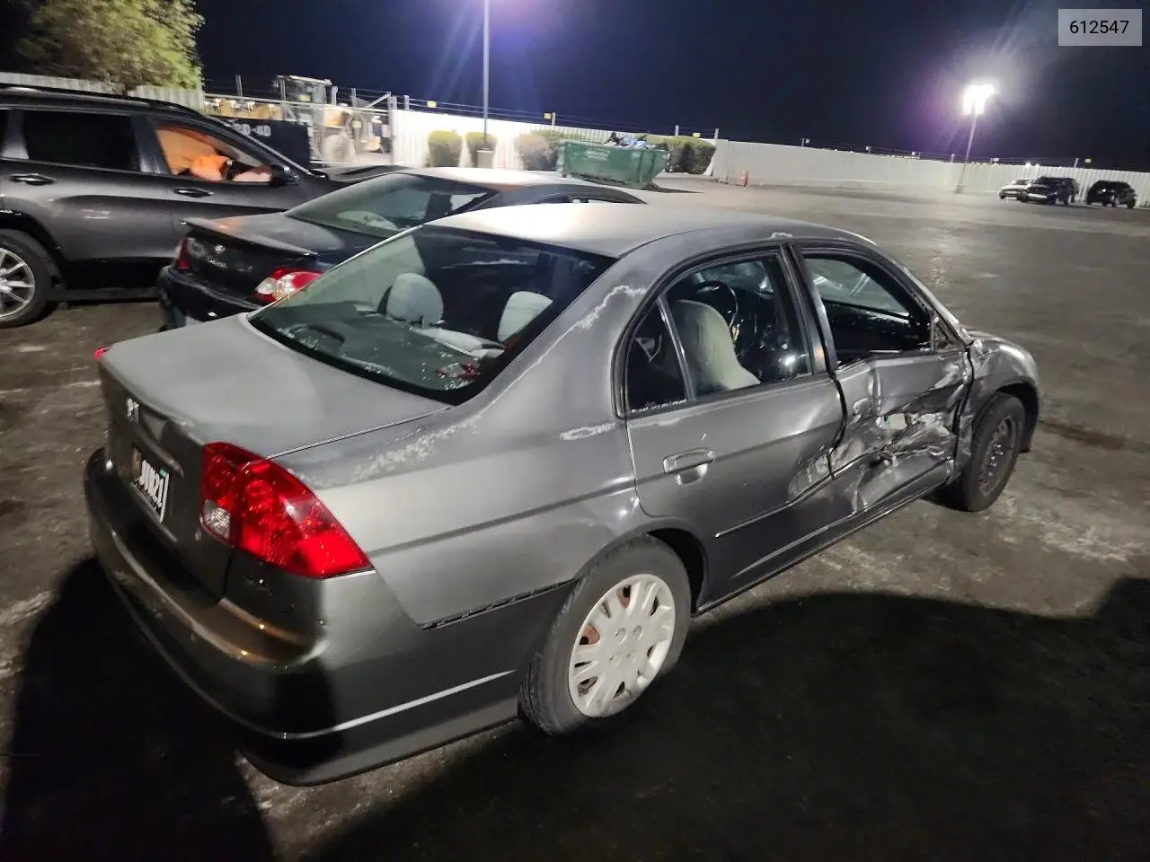 2004 Honda Civic Lx VIN: 612547 Lot: 61643176
