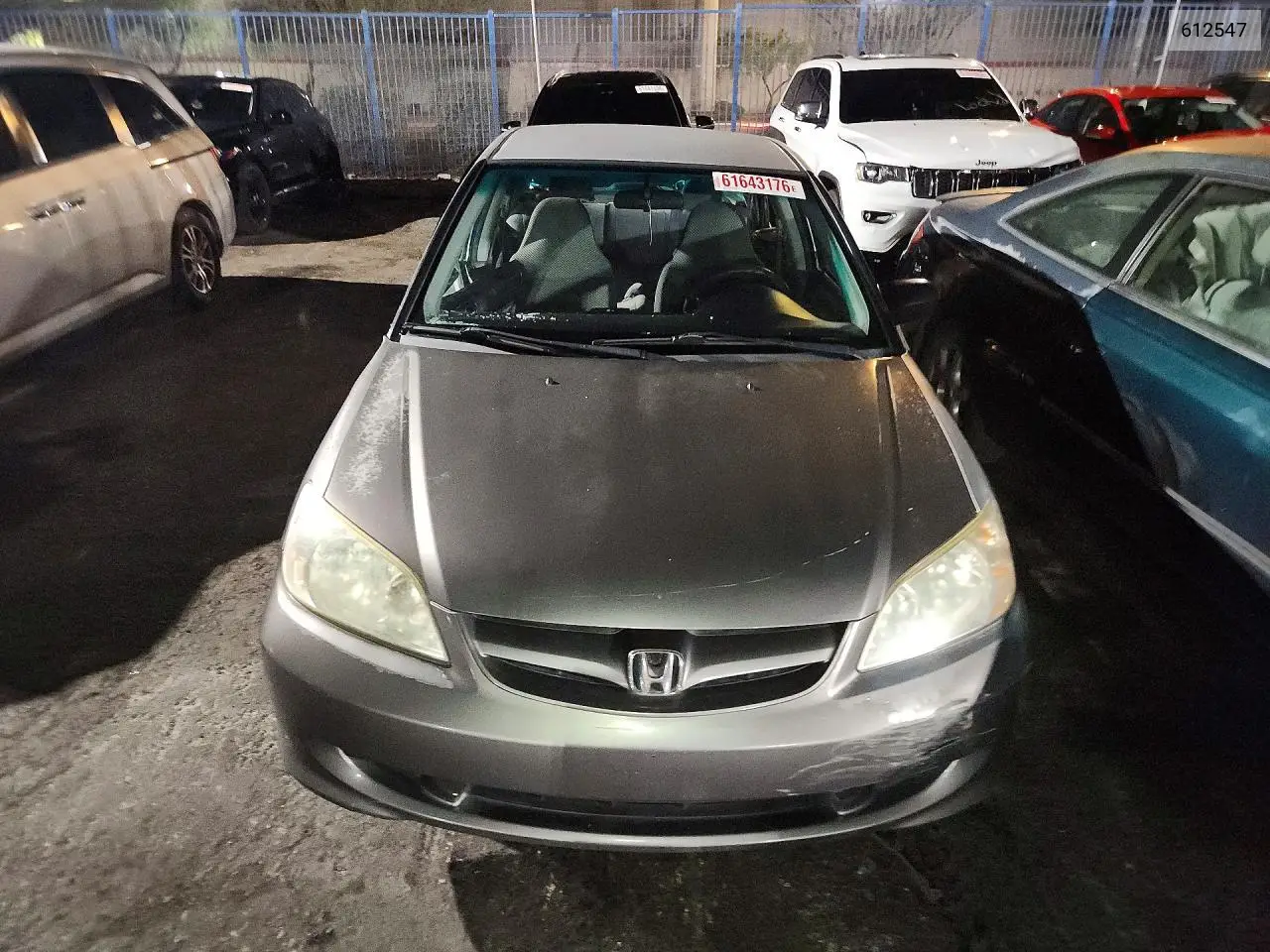 2004 Honda Civic Lx VIN: 612547 Lot: 61643176
