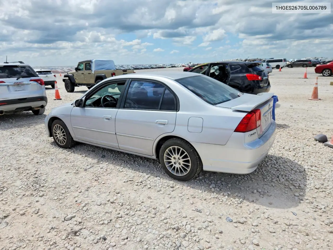 1HGES26705L006789 2005 Honda Civic Ex