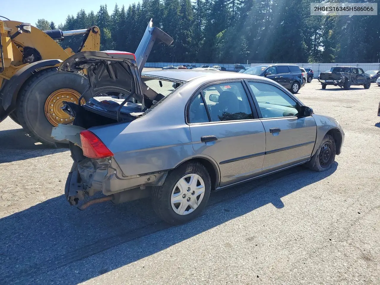 2HGES16345H586066 2005 Honda Civic Dx Vp