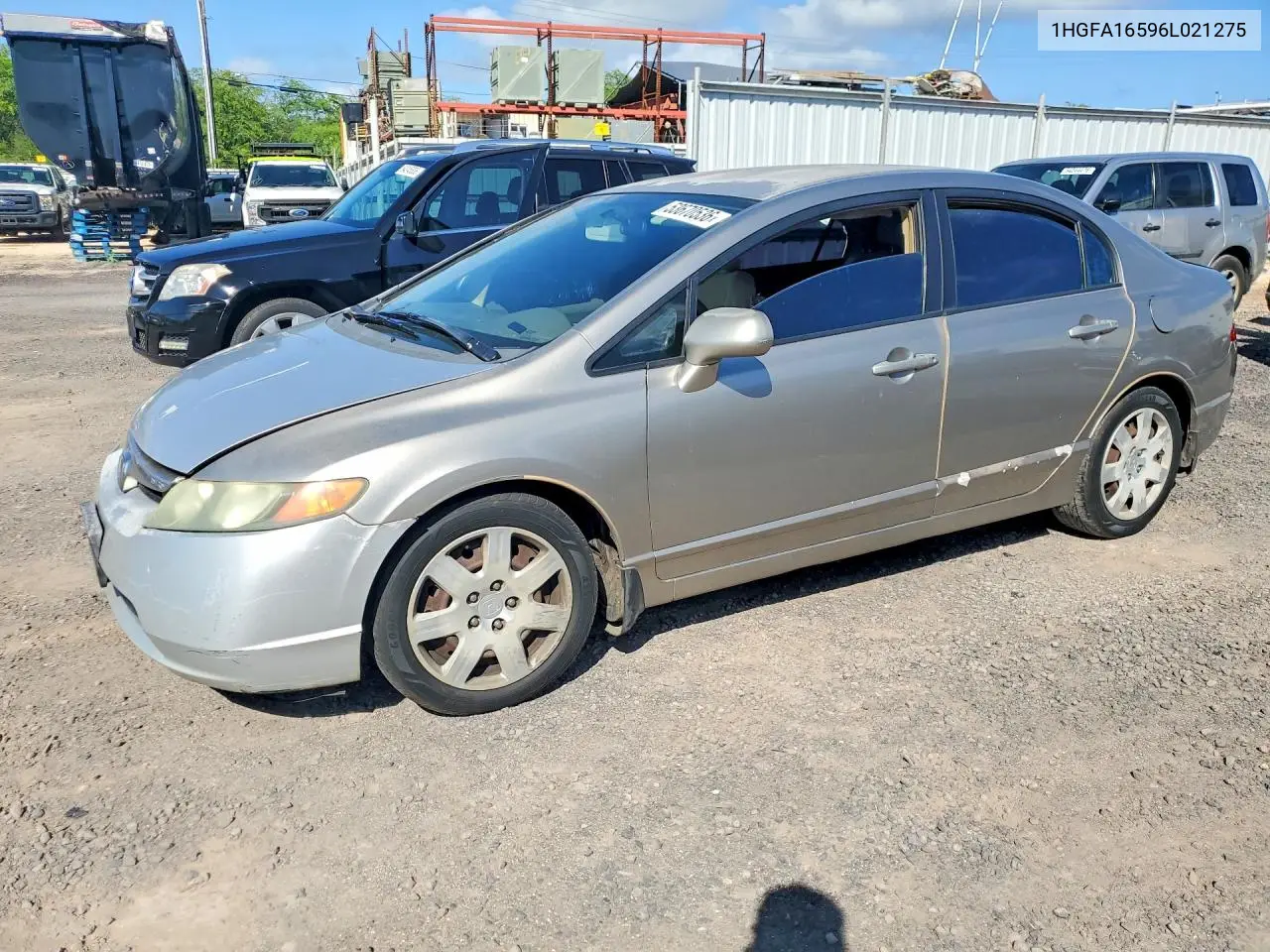1HGFA16596L021275 2006 Honda Civic Lx