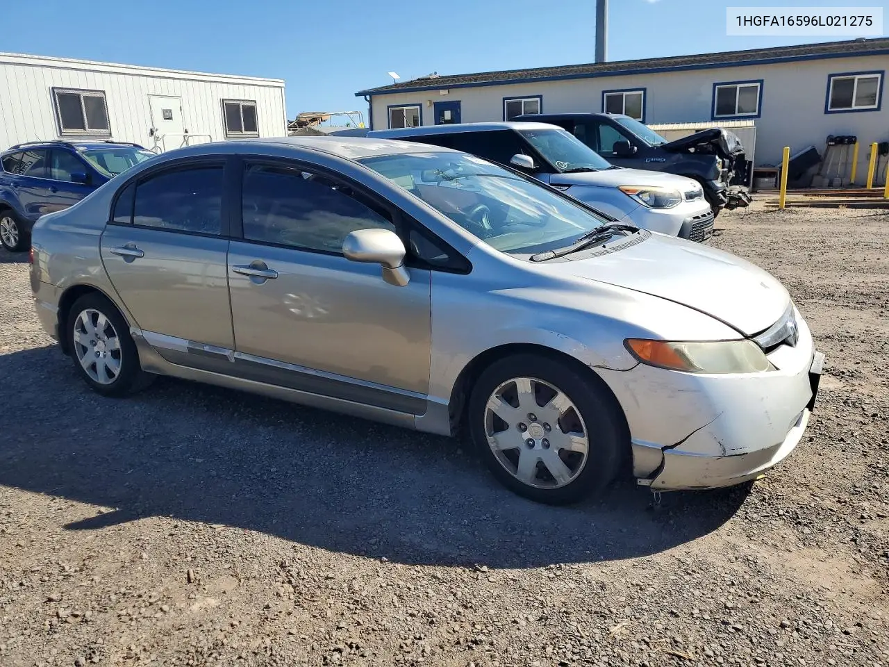 1HGFA16596L021275 2006 Honda Civic Lx