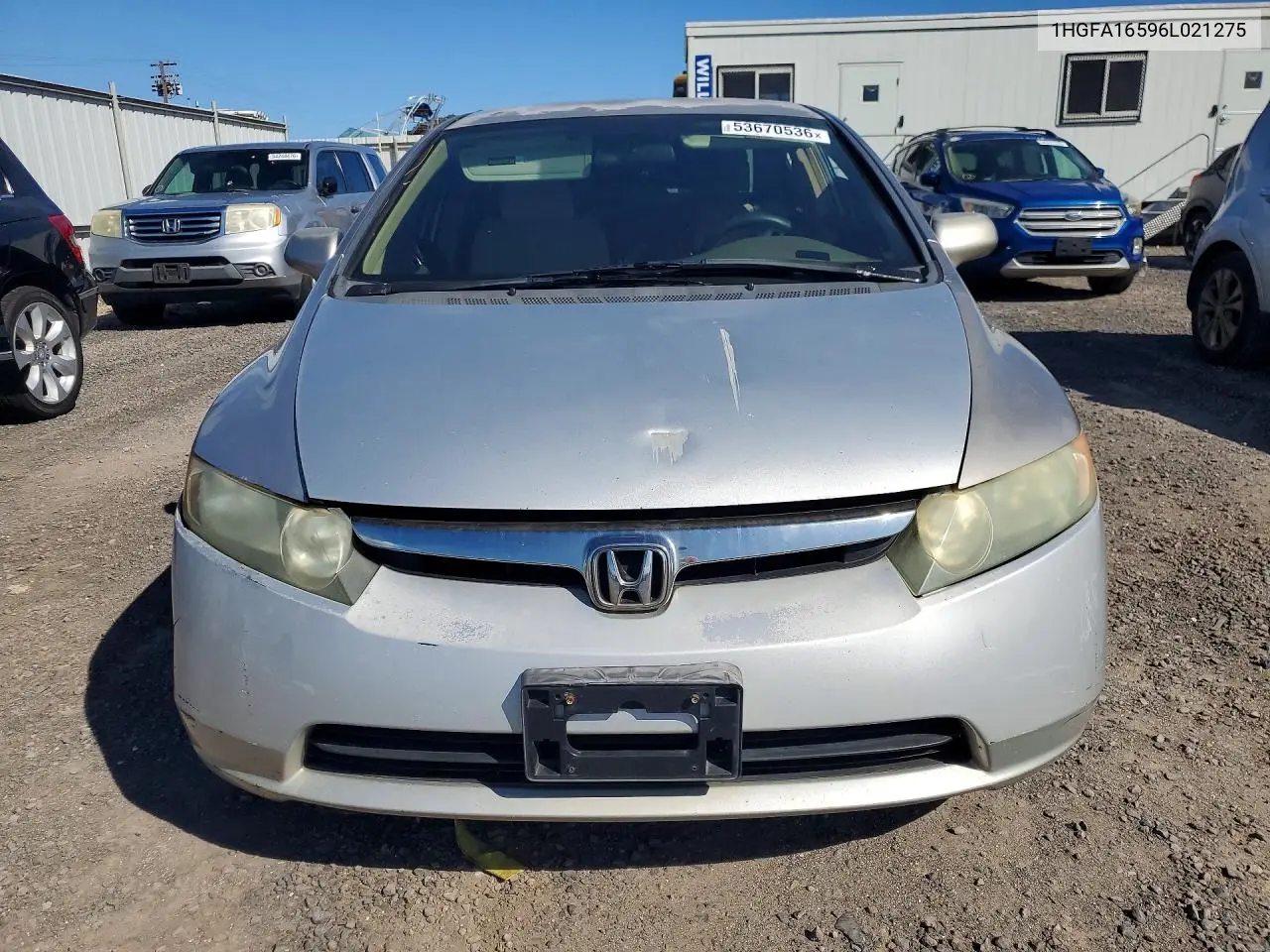 1HGFA16596L021275 2006 Honda Civic Lx