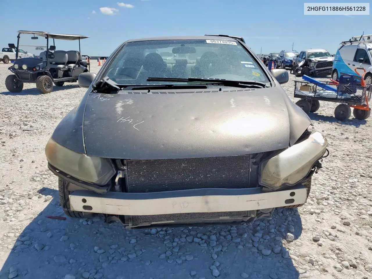 2HGFG11886H561228 2006 Honda Civic Ex