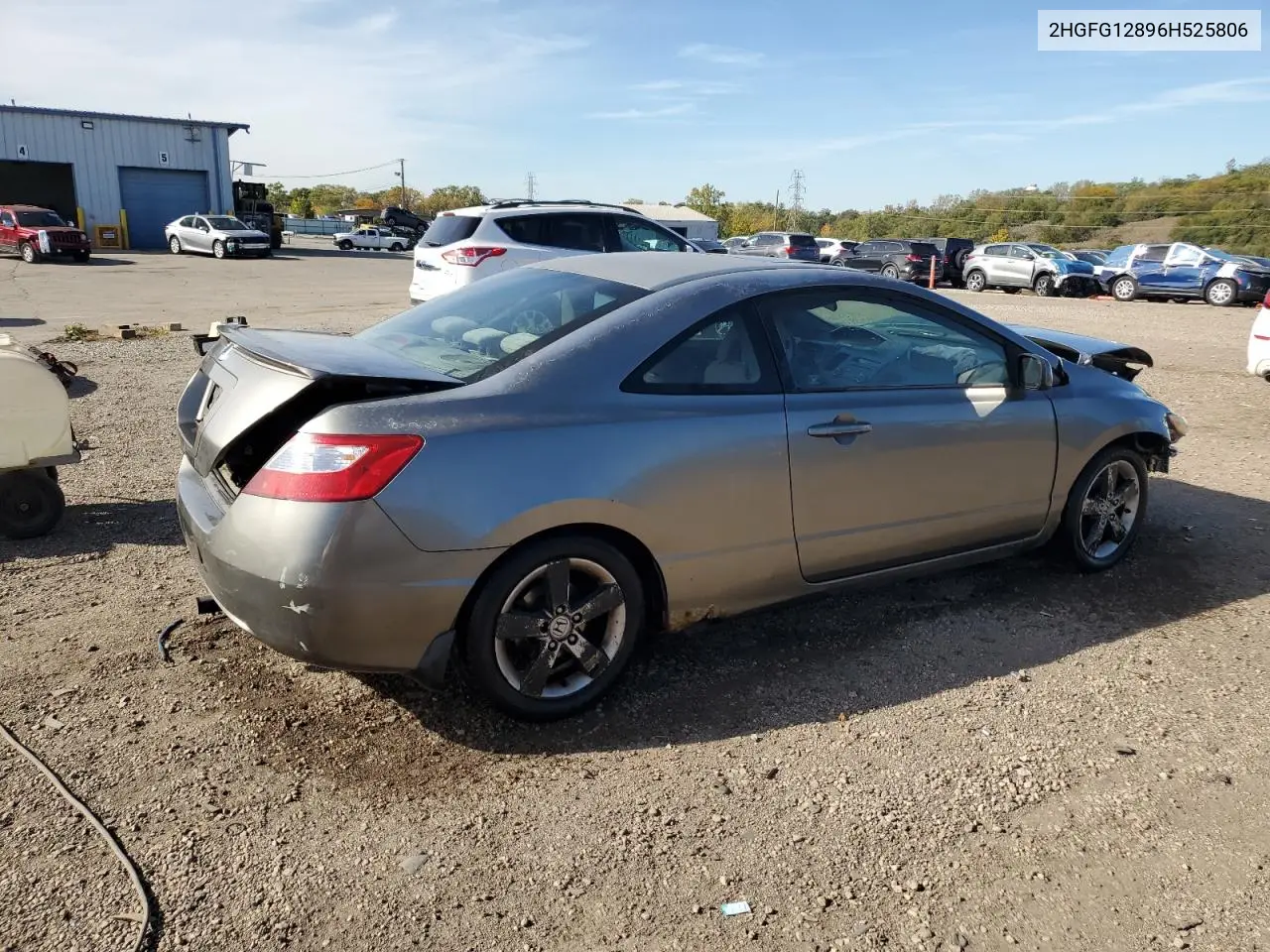 2HGFG12896H525806 2006 Honda Civic Ex