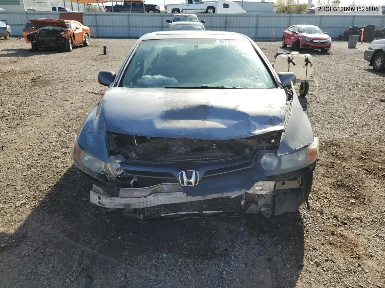 2HGFG12896H525806 2006 Honda Civic Ex