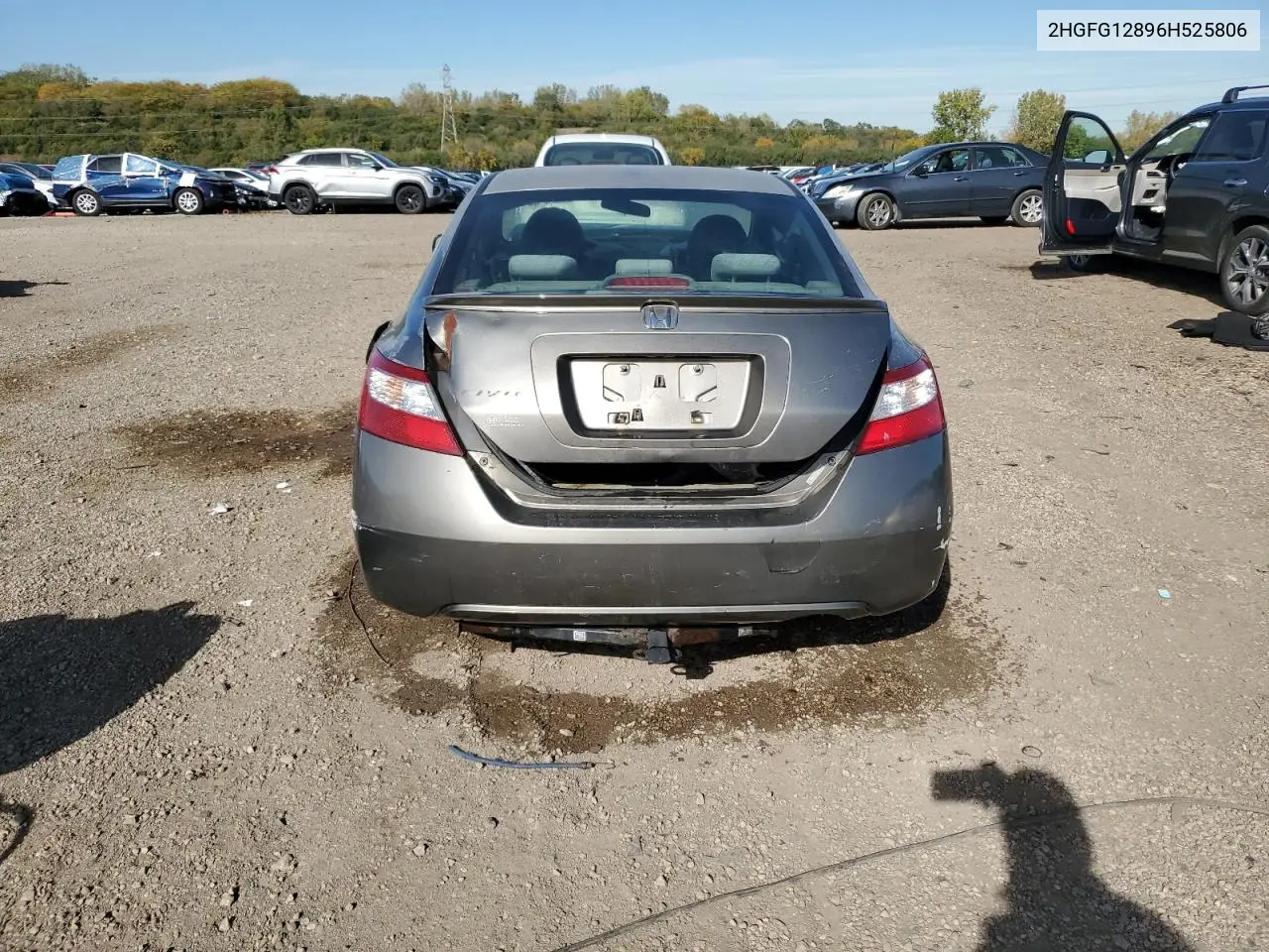 2HGFG12896H525806 2006 Honda Civic Ex