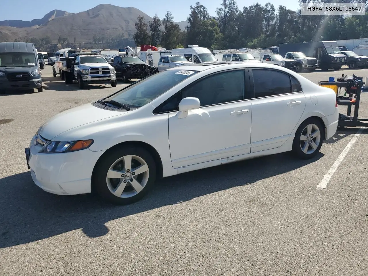 1HGFA168X6L108547 2006 Honda Civic Ex