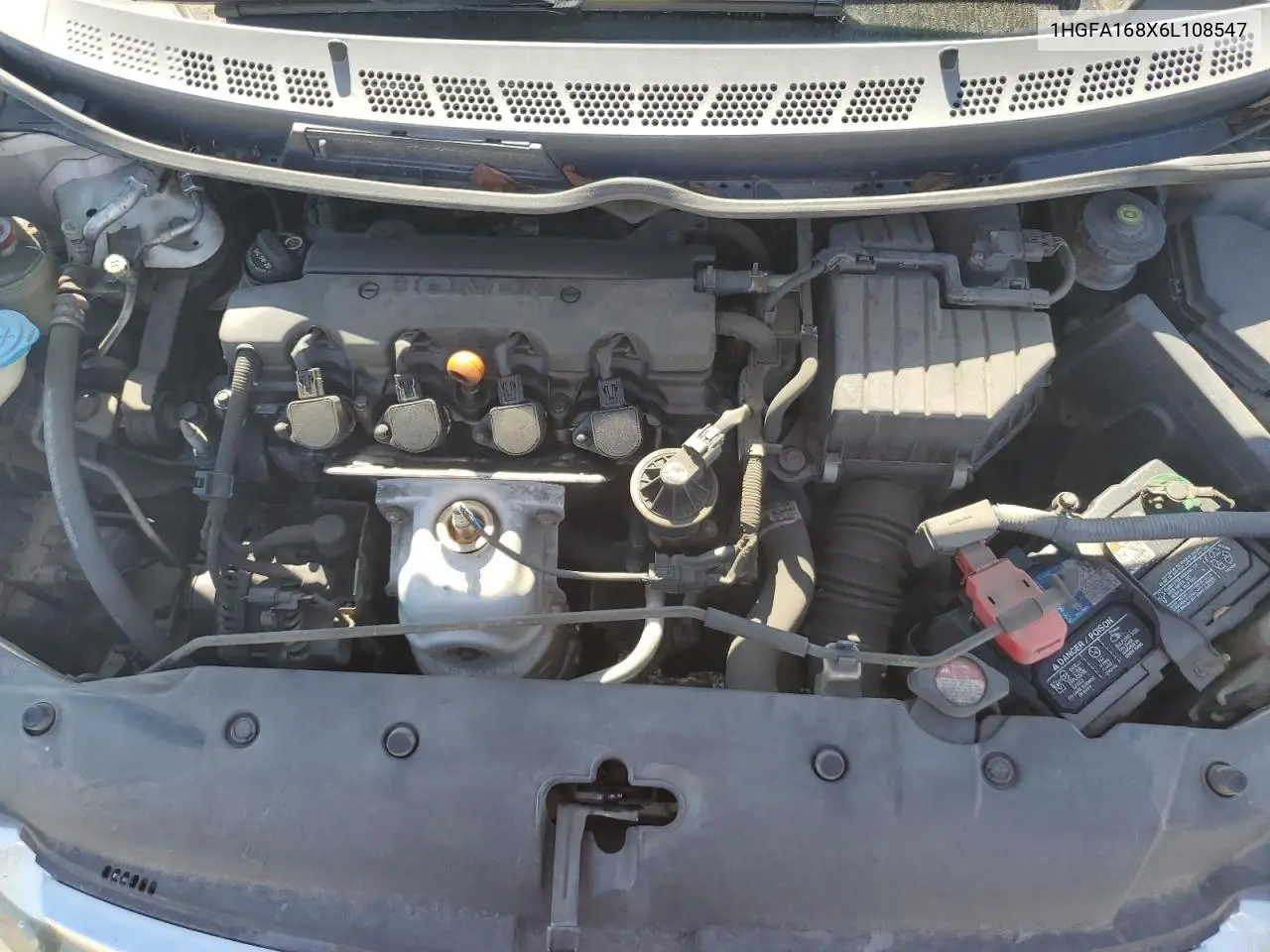 1HGFA168X6L108547 2006 Honda Civic Ex
