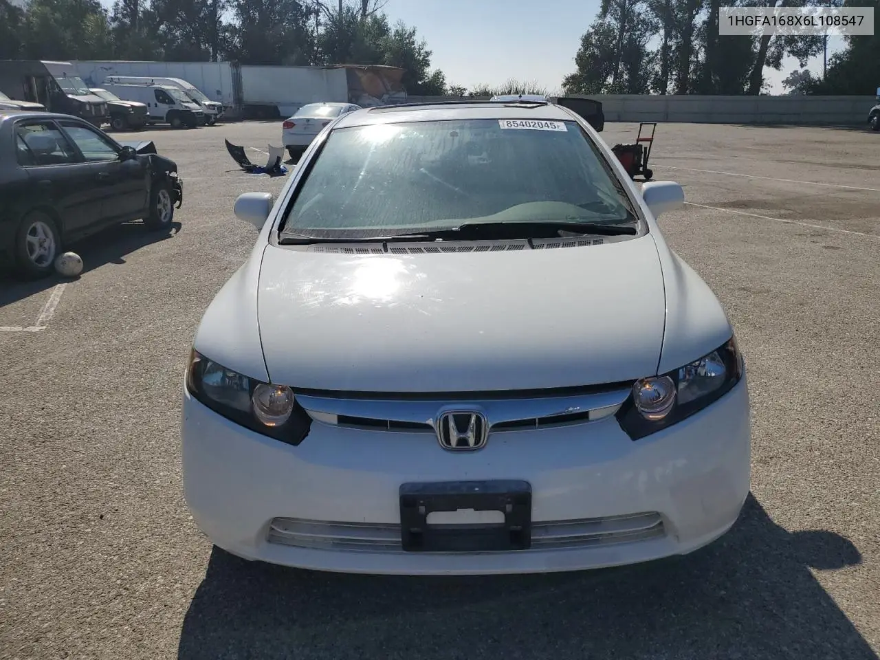 1HGFA168X6L108547 2006 Honda Civic Ex