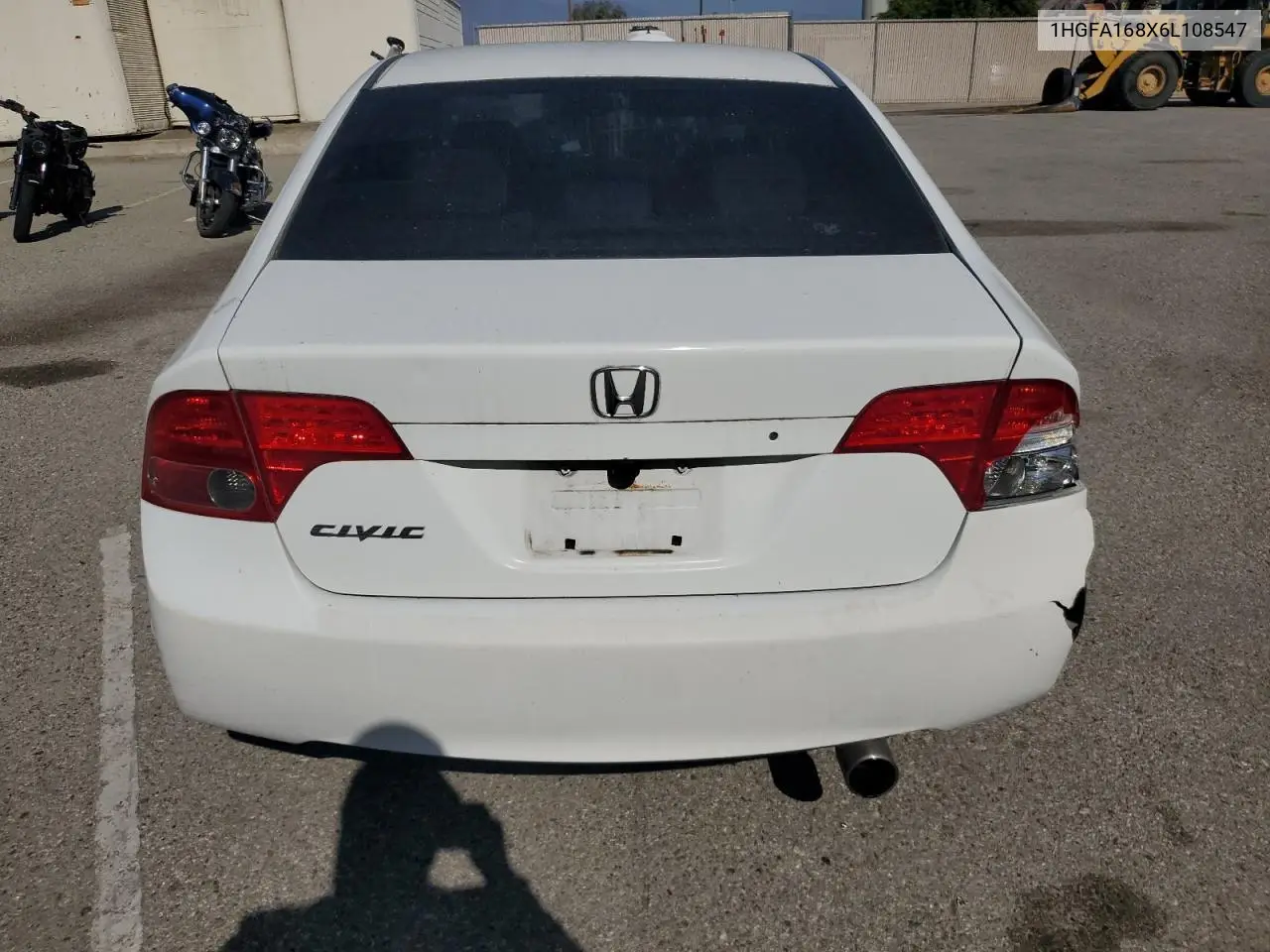 1HGFA168X6L108547 2006 Honda Civic Ex