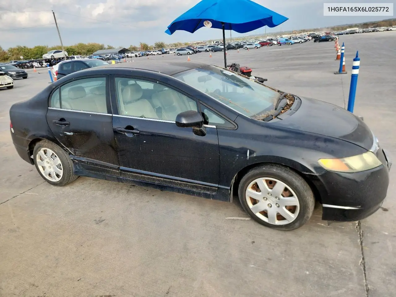 1HGFA165X6L025772 2006 Honda Civic Lx