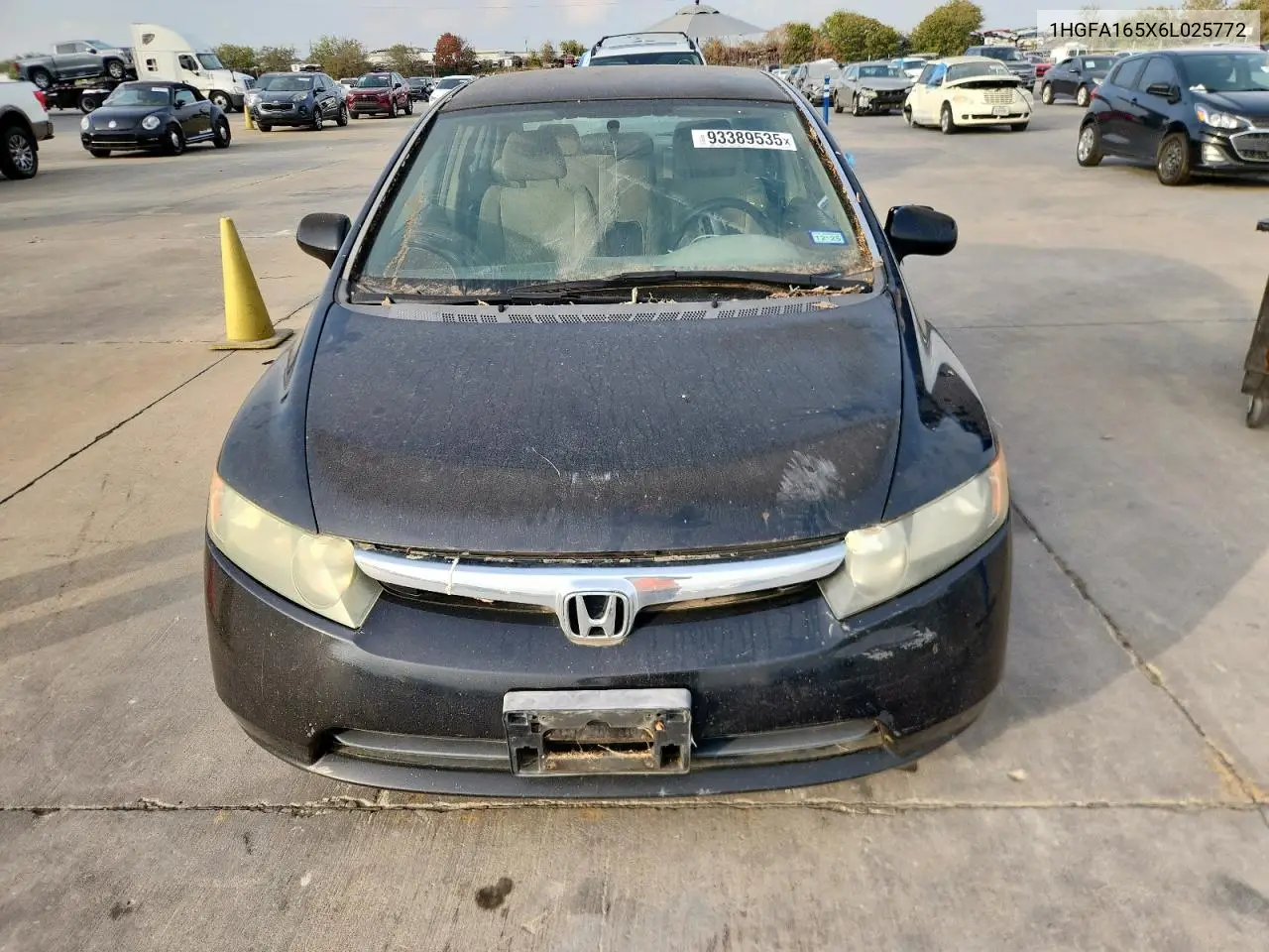 1HGFA165X6L025772 2006 Honda Civic Lx