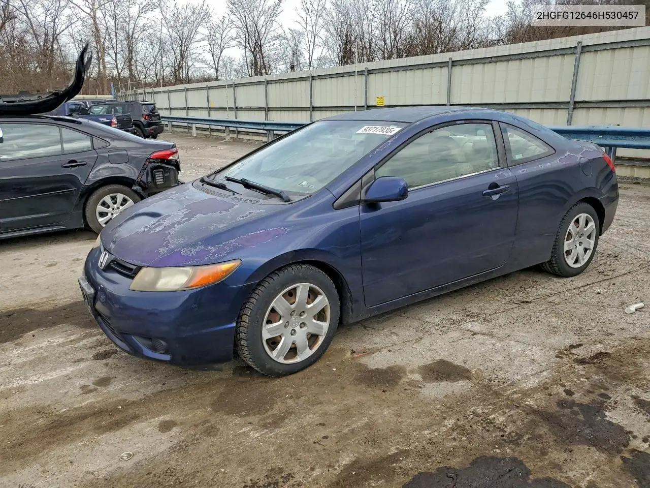 2HGFG12646H530457 2006 Honda Civic Lx