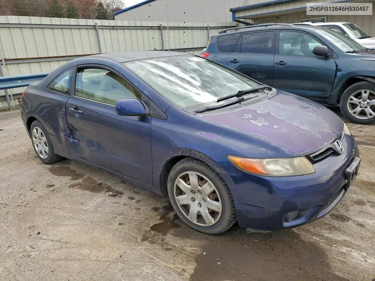 2HGFG12646H530457 2006 Honda Civic Lx