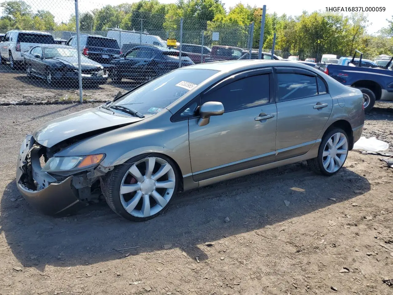 1HGFA16837L000059 2007 Honda Civic Ex