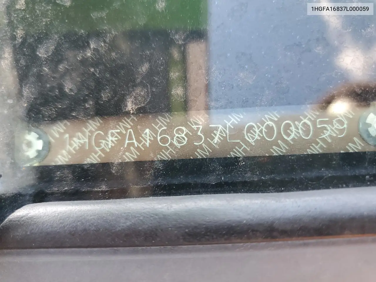 1HGFA16837L000059 2007 Honda Civic Ex