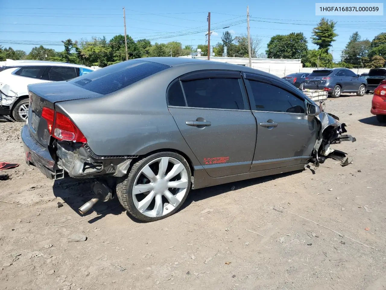 1HGFA16837L000059 2007 Honda Civic Ex