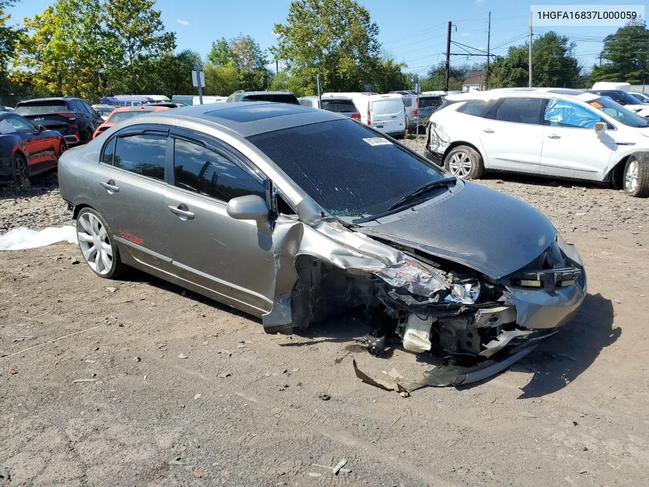 1HGFA16837L000059 2007 Honda Civic Ex