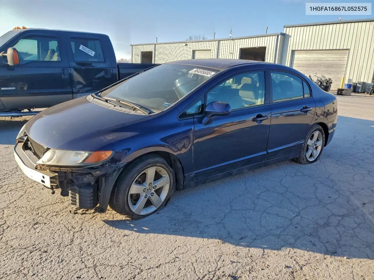 1HGFA16867L052575 2007 Honda Civic Ex