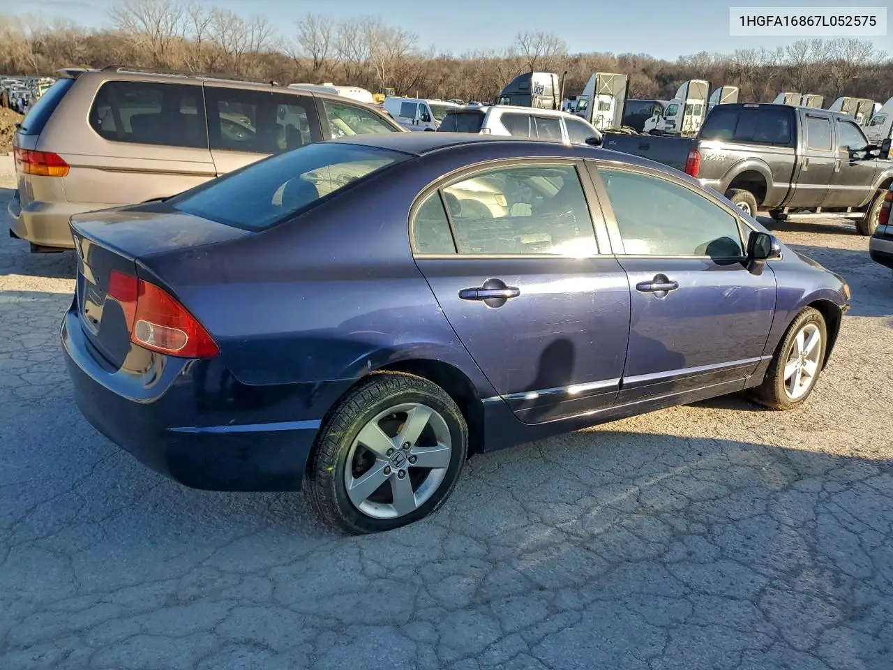 1HGFA16867L052575 2007 Honda Civic Ex