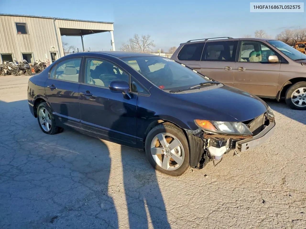 1HGFA16867L052575 2007 Honda Civic Ex