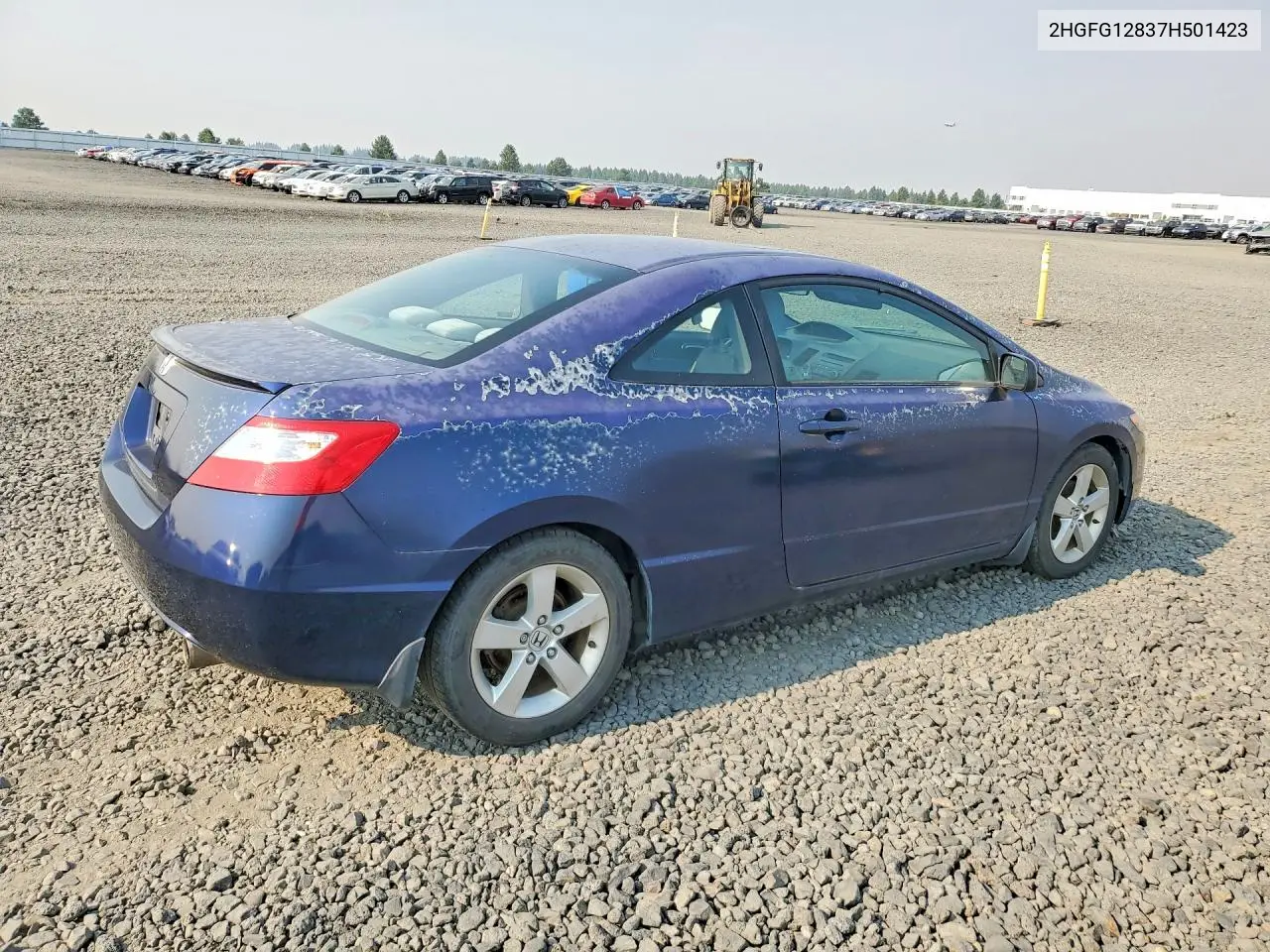 2007 Honda Civic Ex VIN: 2HGFG12837H501423 Lot: 61817586