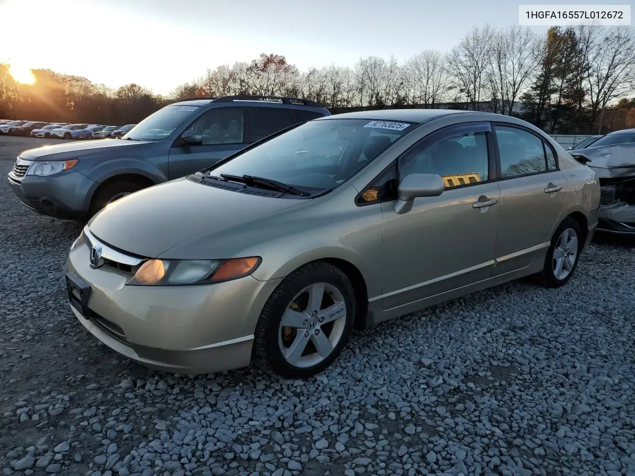1HGFA16557L012672 2007 Honda Civic Lx
