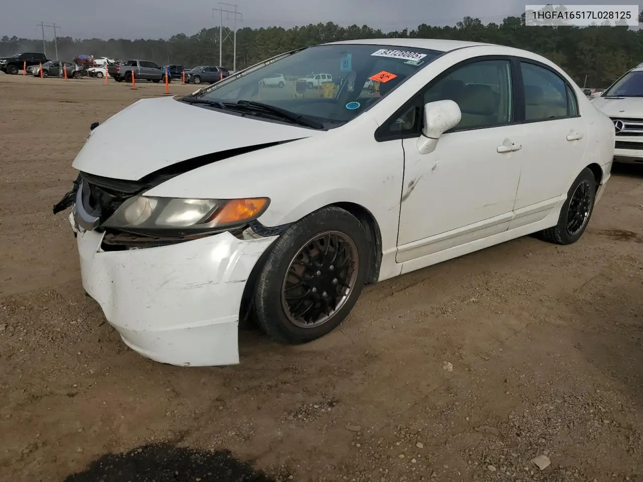 1HGFA16517L028125 2007 Honda Civic Lx