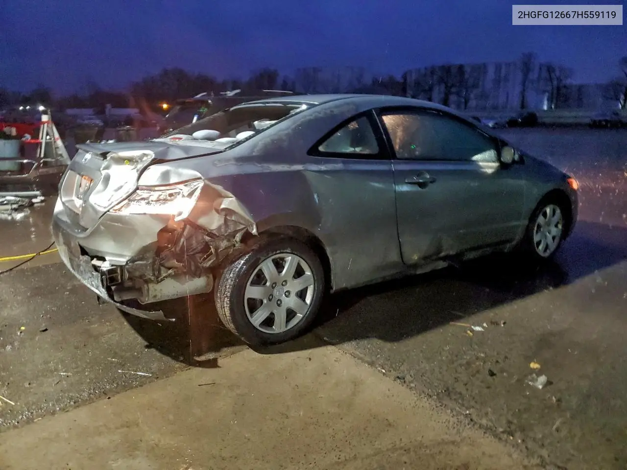 2HGFG12667H559119 2007 Honda Civic Lx