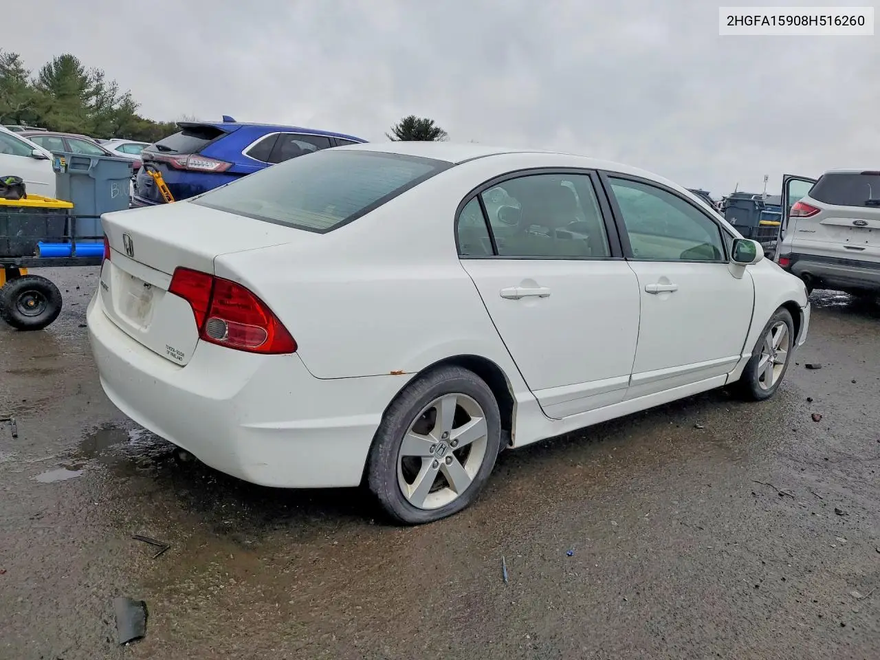2HGFA15908H516260 2008 Honda Civic Exl