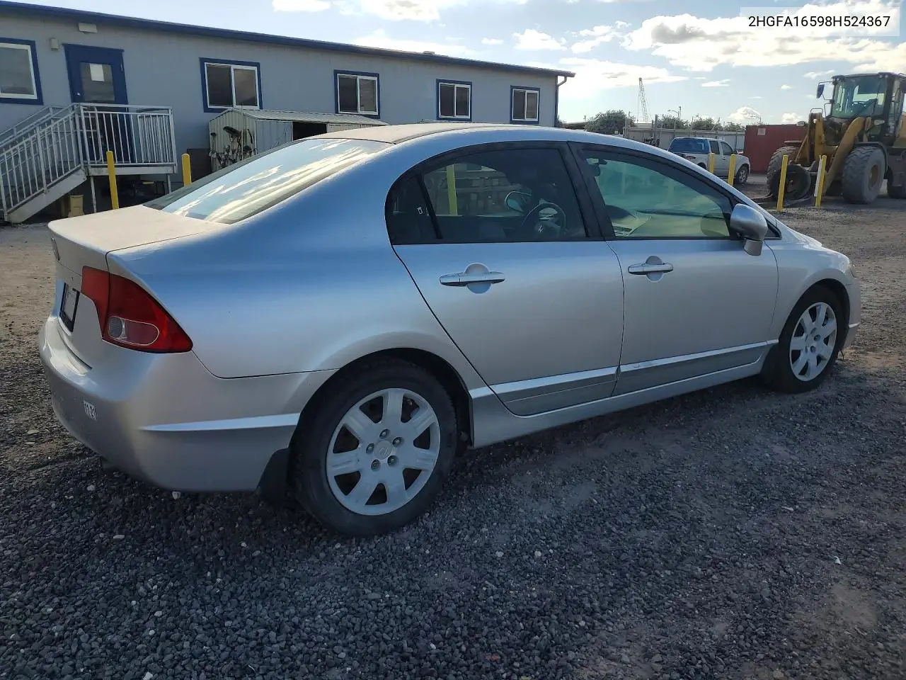 2HGFA16598H524367 2008 Honda Civic Lx