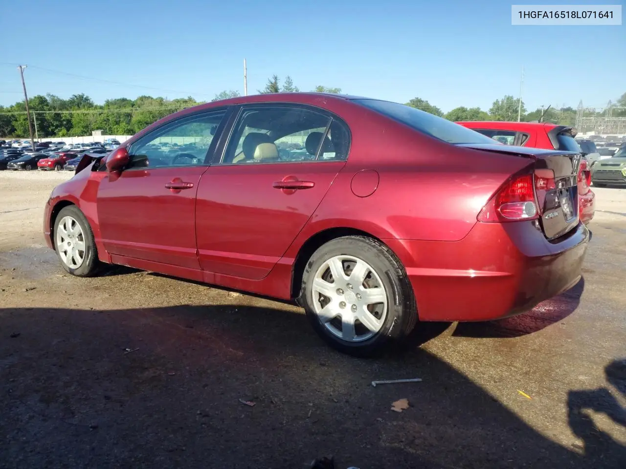 1HGFA16518L071641 2008 Honda Civic Lx