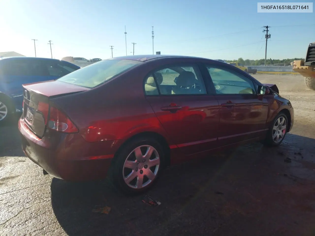 1HGFA16518L071641 2008 Honda Civic Lx