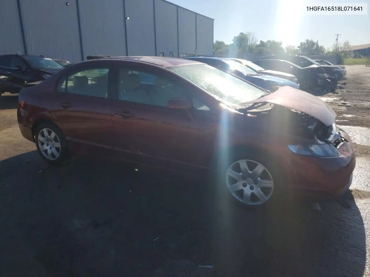 1HGFA16518L071641 2008 Honda Civic Lx