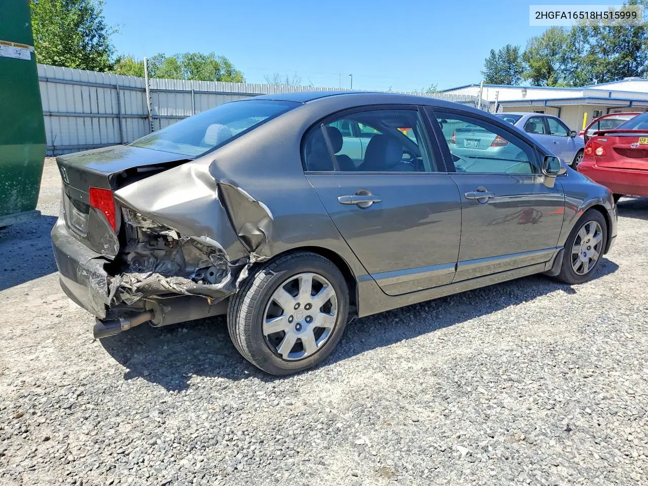2HGFA16518H515999 2008 Honda Civic Lx