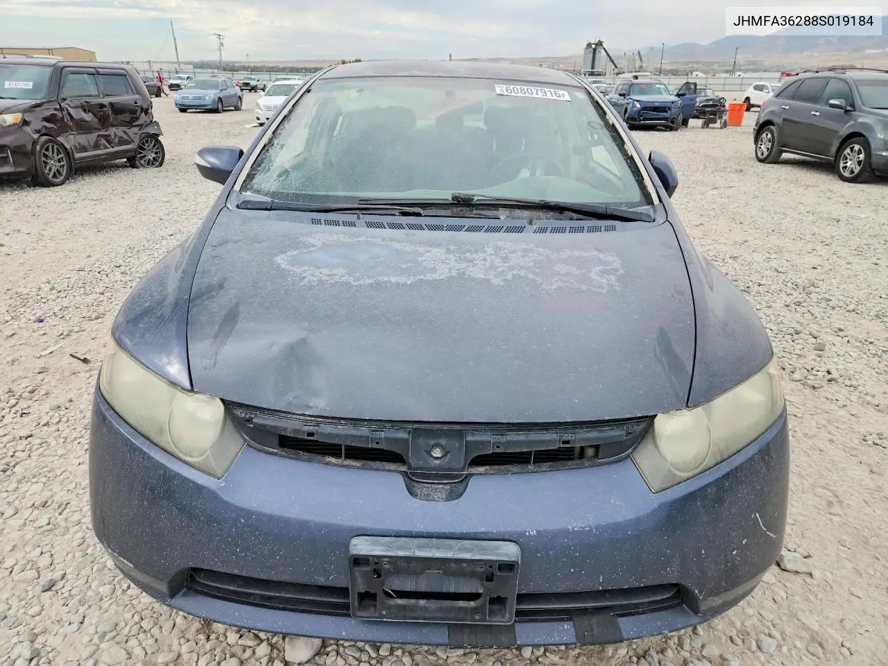 JHMFA36288S019184 2008 Honda Civic Hybrid