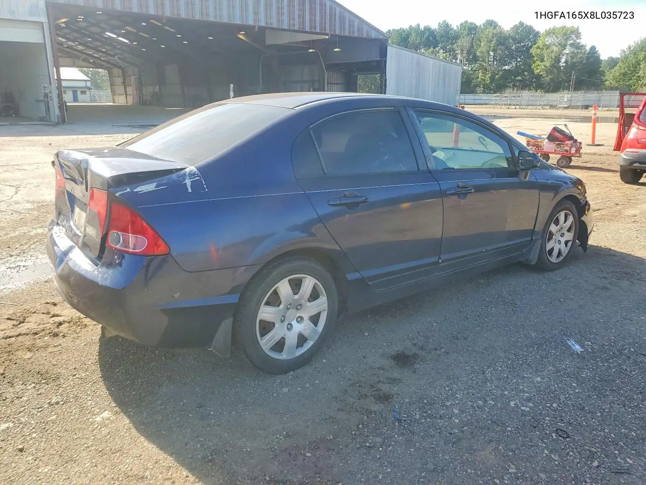 2008 Honda Civic Lx VIN: 1HGFA165X8L035723 Lot: 61767306