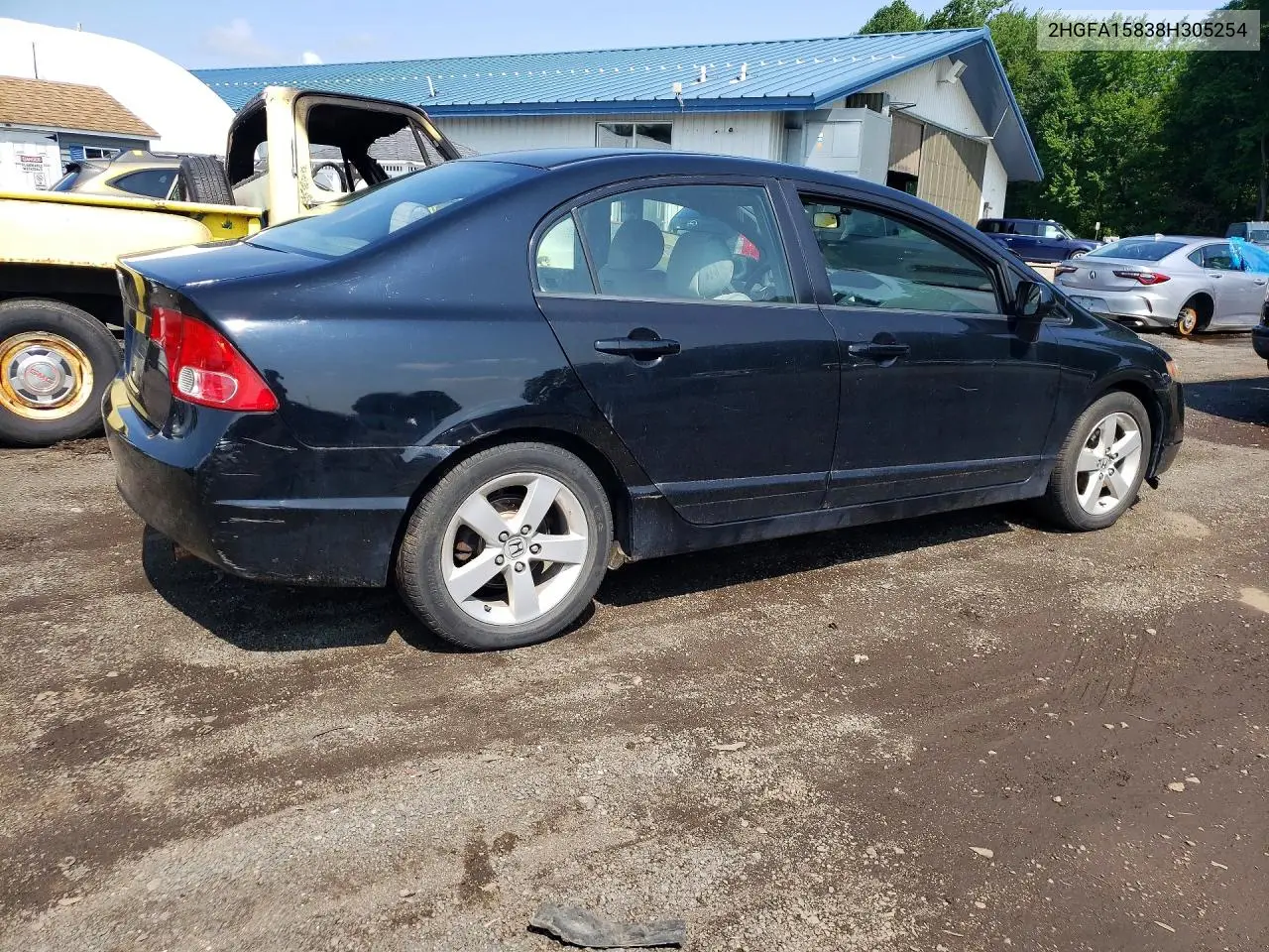 2008 Honda Civic Ex VIN: 2HGFA15838H305254 Lot: 61898846