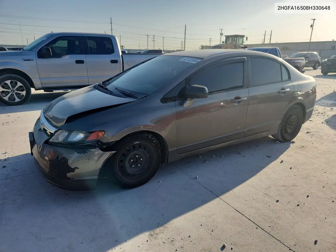 2008 Honda Civic Lx VIN: 2HGFA16508H330648 Lot: 62122586