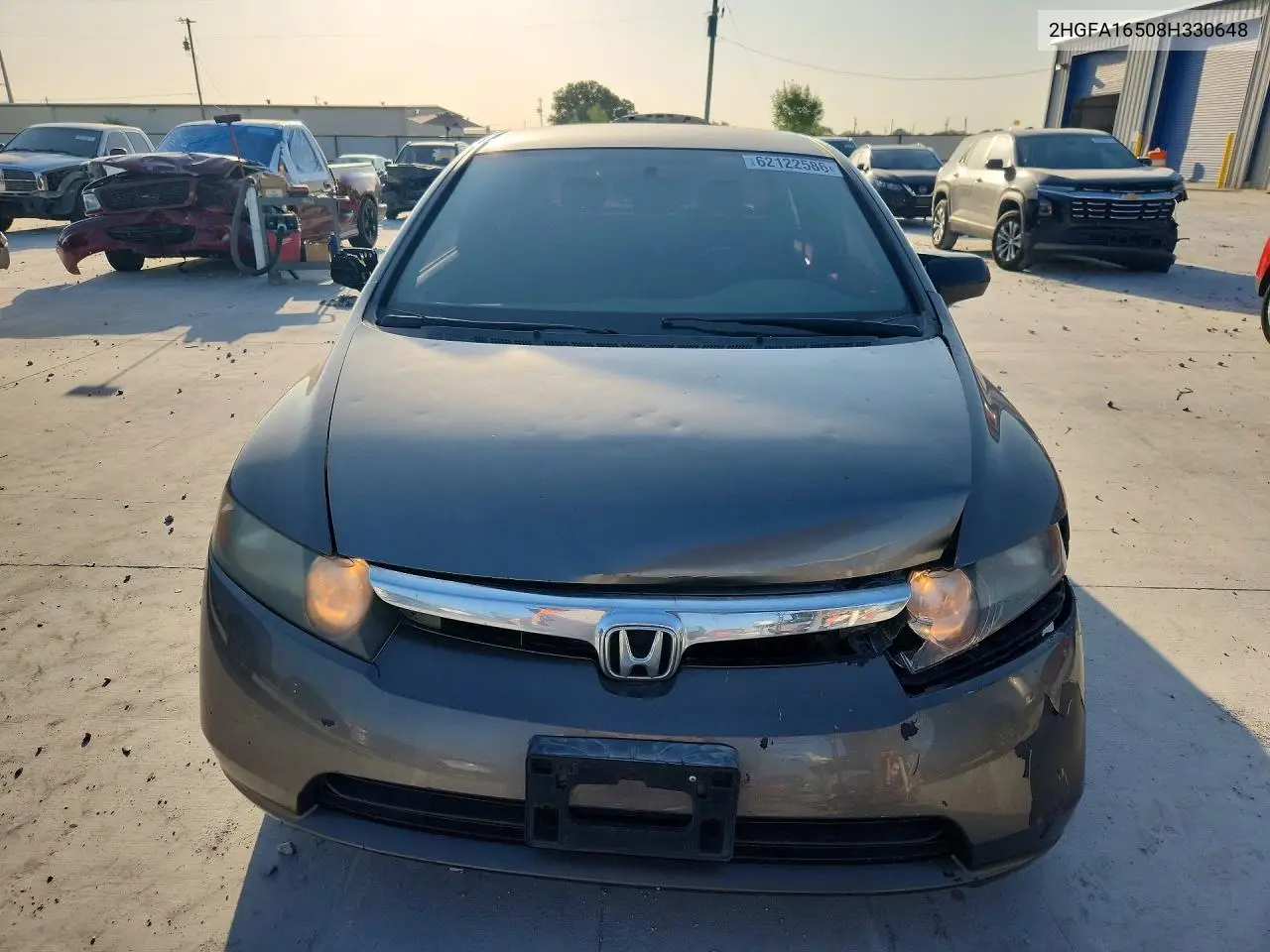 2008 Honda Civic Lx VIN: 2HGFA16508H330648 Lot: 62122586
