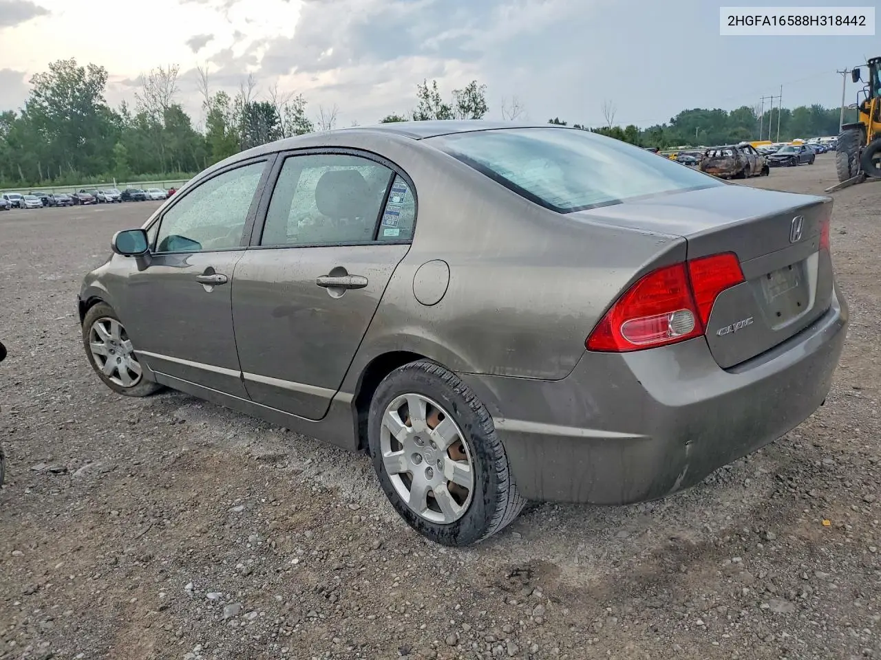 2HGFA16588H318442 2008 Honda Civic Lx